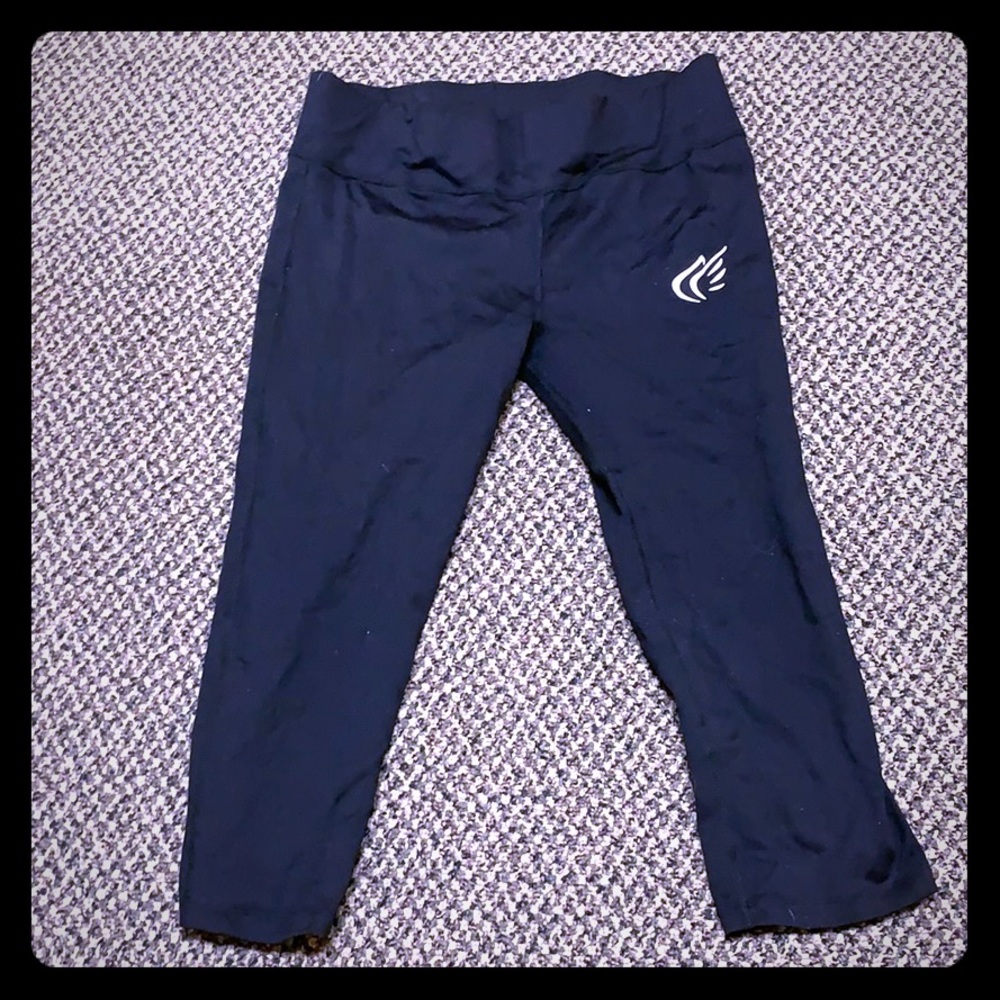 Black Active faith pants